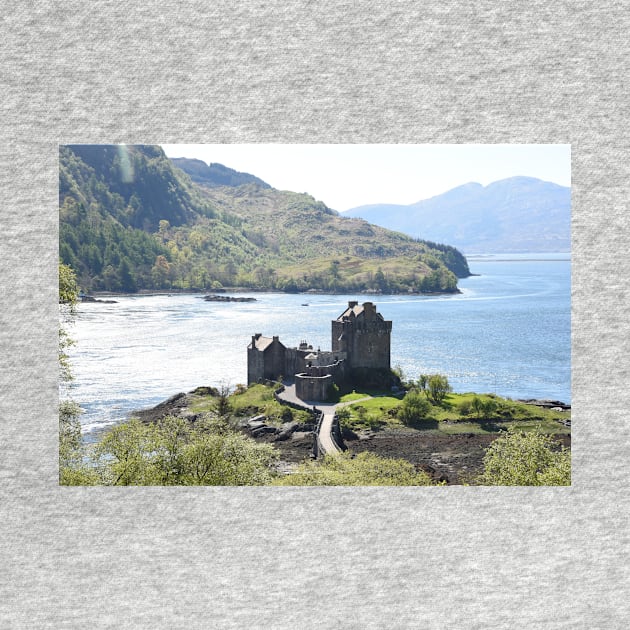 Eilean Donan Castle on a summer afternoon  in the Highlands of Scotland by goldyart